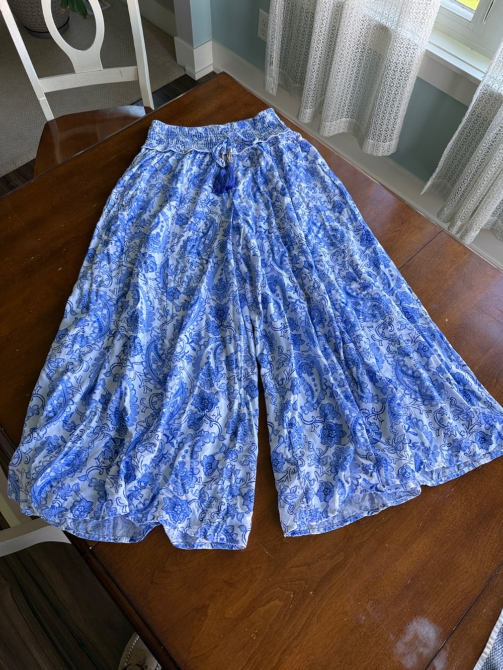 Flowy cropped summer pants